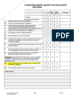 BGW Gefahrstoff W21 GL 8 Checkliste Sicherheitsdatenblatt REACH 2007