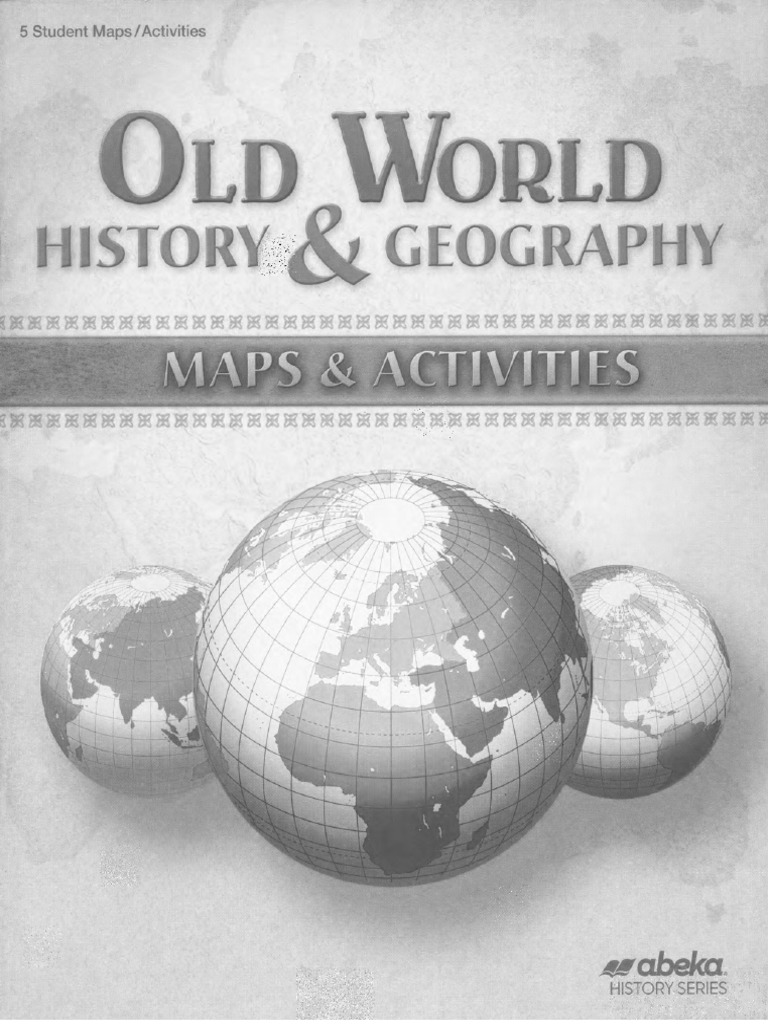 Old World History and Geography Maps and Activities PDF
