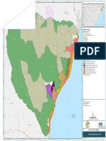 Mapa da região nordeste do Brasil com detalhes de cidades e rios