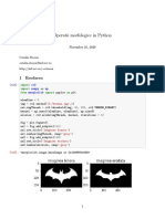 Operatii Morfologice in Python: 1 Erodarea