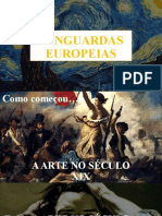 Arte no século XIX e movimentos de vanguarda