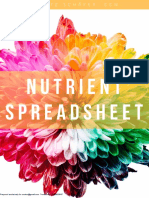 Nutrient Spreadsheet