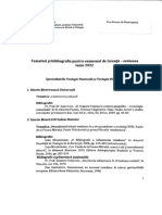 Tematica Si Bibliografie - Licenta - PASTORALA Si DIDACTICA - Dep - Istorie