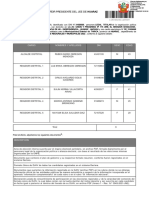 Lista de Candidatos: Señor Presidente Del Jee de Huaraz