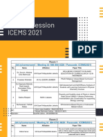 Parallel Session ICEMS 2021 (7 Oktober 2021)