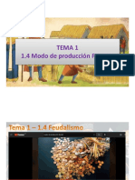 Tema 1 1.4 Modo de Producción FEUDAL