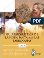 Spanish Eucharistic Holy Hour Guide Presider 2022