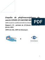 Covid 19 Vaccins - Rapport Hebdomadaire 4 - Moderna