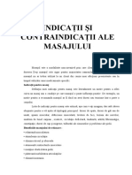 Indicații Și Contraindicații Ale Masajului