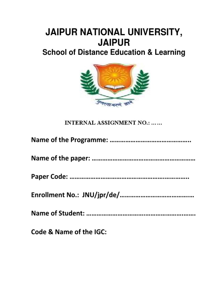 Internal Assignment FRIST Page | PDF | Career & Growth