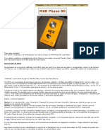 MXR Phase-90: Emparejado de Jfets