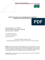 Estratégias de Ação e Controle Da Suspensão Semiativa Eletromagnetica