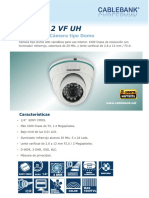 Camara de Seguridad Cablebank INT 2812VFUH - CDR