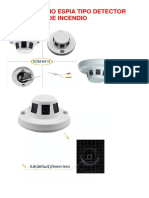 Camara Domo Espia Tipo Detector de Incendio 01