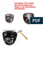 Camara de Seguridad Tipo Domo Antivandalica