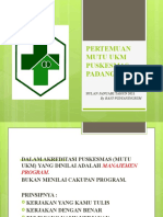 Pertemuan Mutu Ukm