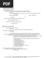 Curriculum Vitae_Elisabete Torrão