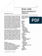 Morgan1995 Article SpinalAnaesthesiaInObstetrics