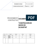 PRO-ALB-20-KMMP3 - Procedimiento Asentado de Bloqueta Rev01