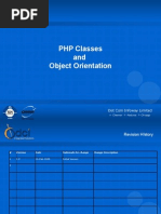 PHP Classes and Object Orientation