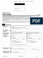 Proof of Claim: Official Form 410