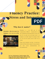 Fluency Stress and Intonation