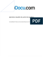 PDF Ejercicios Resuelto de Punto de Equilibrio - Compress