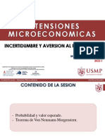 Sesion 11 - Incertidumbre y Aversion Al Riesgo