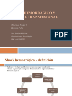 Hemorragia Masiva y Soporte Transfusional