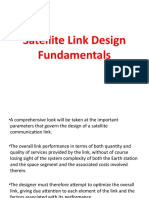 Satellite Link Design Fundamentals