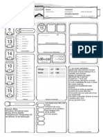 Ficha Oficial D&D 5E Editável