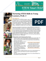 Stem Smart Brief: Nurturing Stem Skills in Young Learners, Prek-3