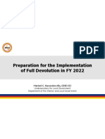 Philippine Local Government Forum Preparation for Full Devolution in 2022