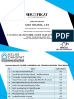 Sertifikat CMO SARI SUSANTI, S.PD