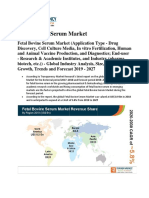 Fetal Bovine Serum Market