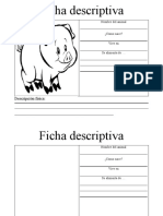 Ficha Descriptiva ANIMALES