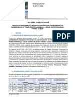 Informe Final Del Mmto Mecanizado Puente Huaracalla - Accha