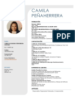 Camila Peñaherrera CV