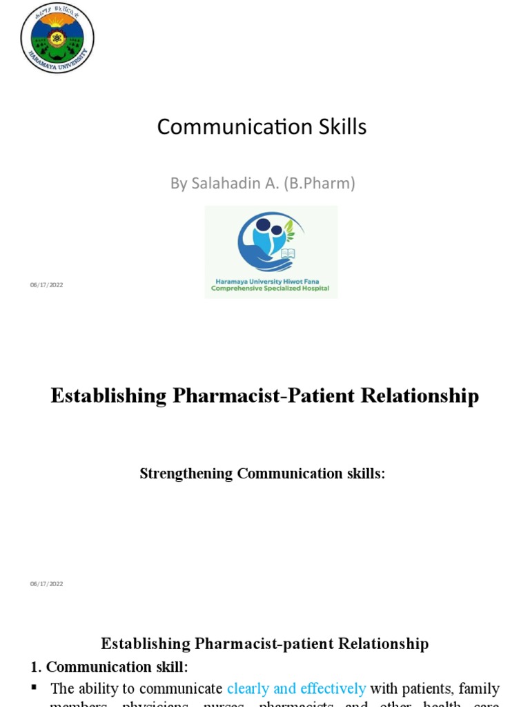 COMMUNICATION SKILLS FOR PHARMACISTS 3RD EDITION intelligence overview