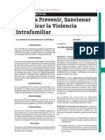 Ley Para Prevenir, Sancional y Erradicar La Violencia Intrafamiliar