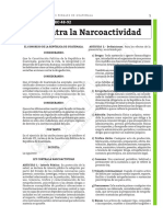 Ley Contra La Narcoactividad