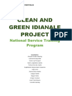 Clean and Green Idianale Project: National Service Training Program