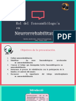 Neurorrehabilitación. Rol Del Fonoaudiólogo-A