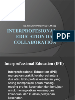Edukasi Interprofesional dan Kolaborasi