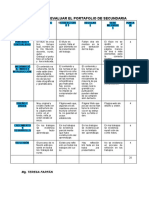 Rubrica para Evaluar El Portafolio Secundaria-2022