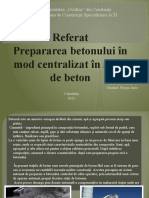 Prepararea Betonului in Mod Centralizat in Statii de Beton Plesca Iurie