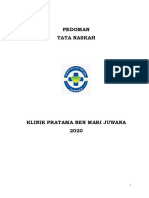 Cover Tata Naskah Klinik Ben Mari