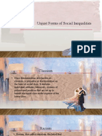 Unjust Social Inequalities and Their Forms