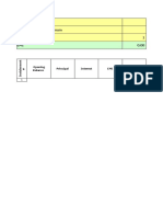 Loan Principal Rate of Interest Per Annum Total # Instalments 1 EMI 0.00