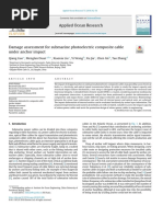 Damage Assessment For Submarine Photoelectric Composite Cable (Deformation - Impact Test)